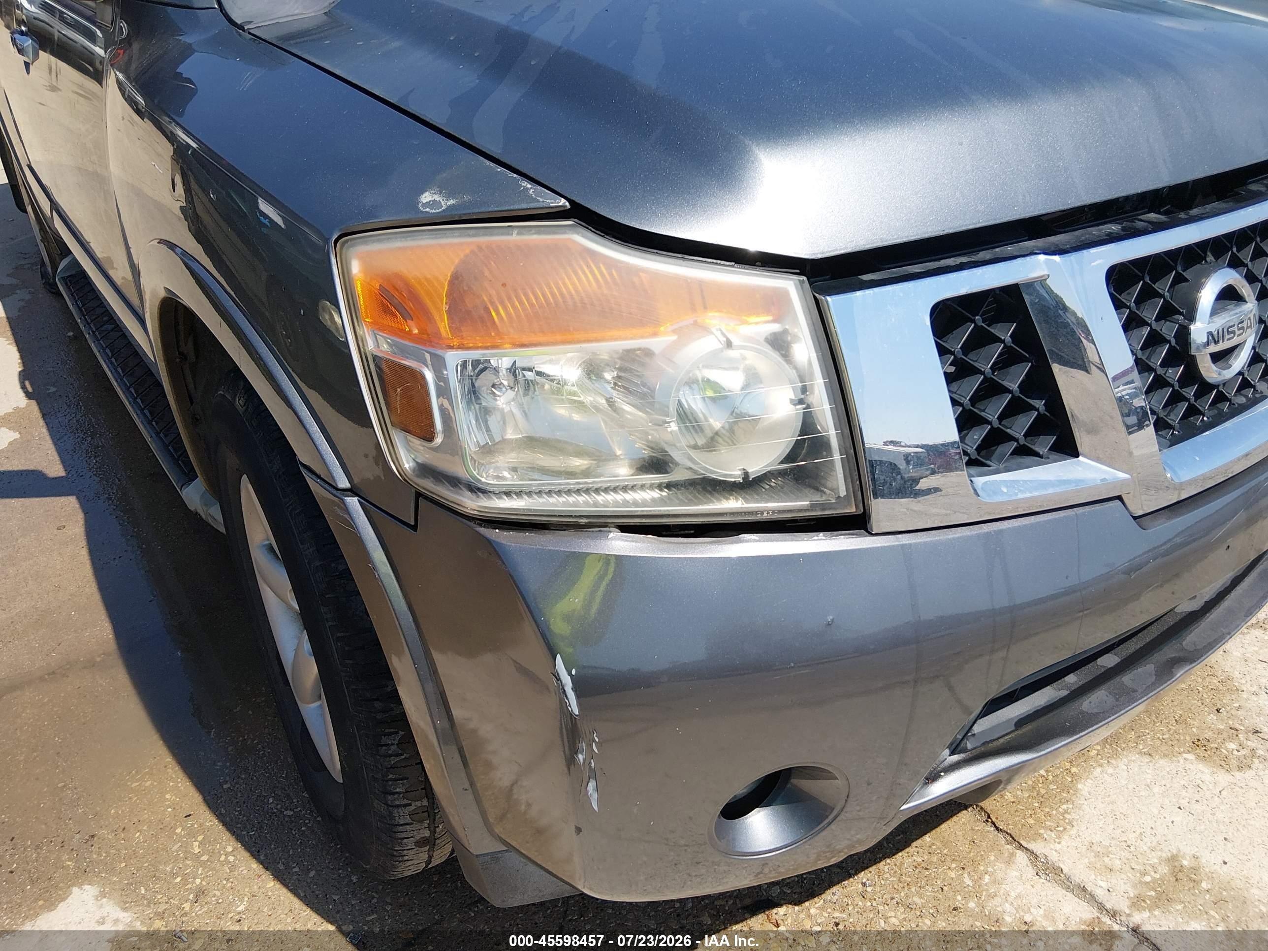 2013 Nissan Armada Sv Gray vin: 5N1BA0ND1DN612973