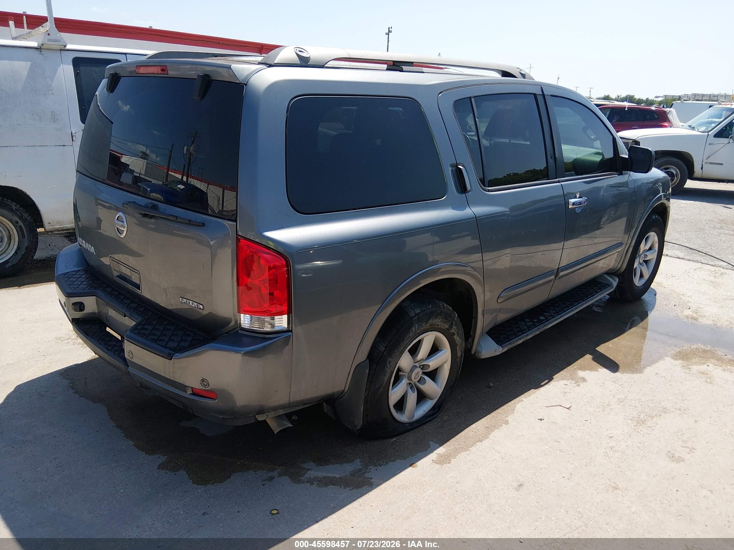2013 Nissan Armada Sv Gray vin: 5N1BA0ND1DN612973