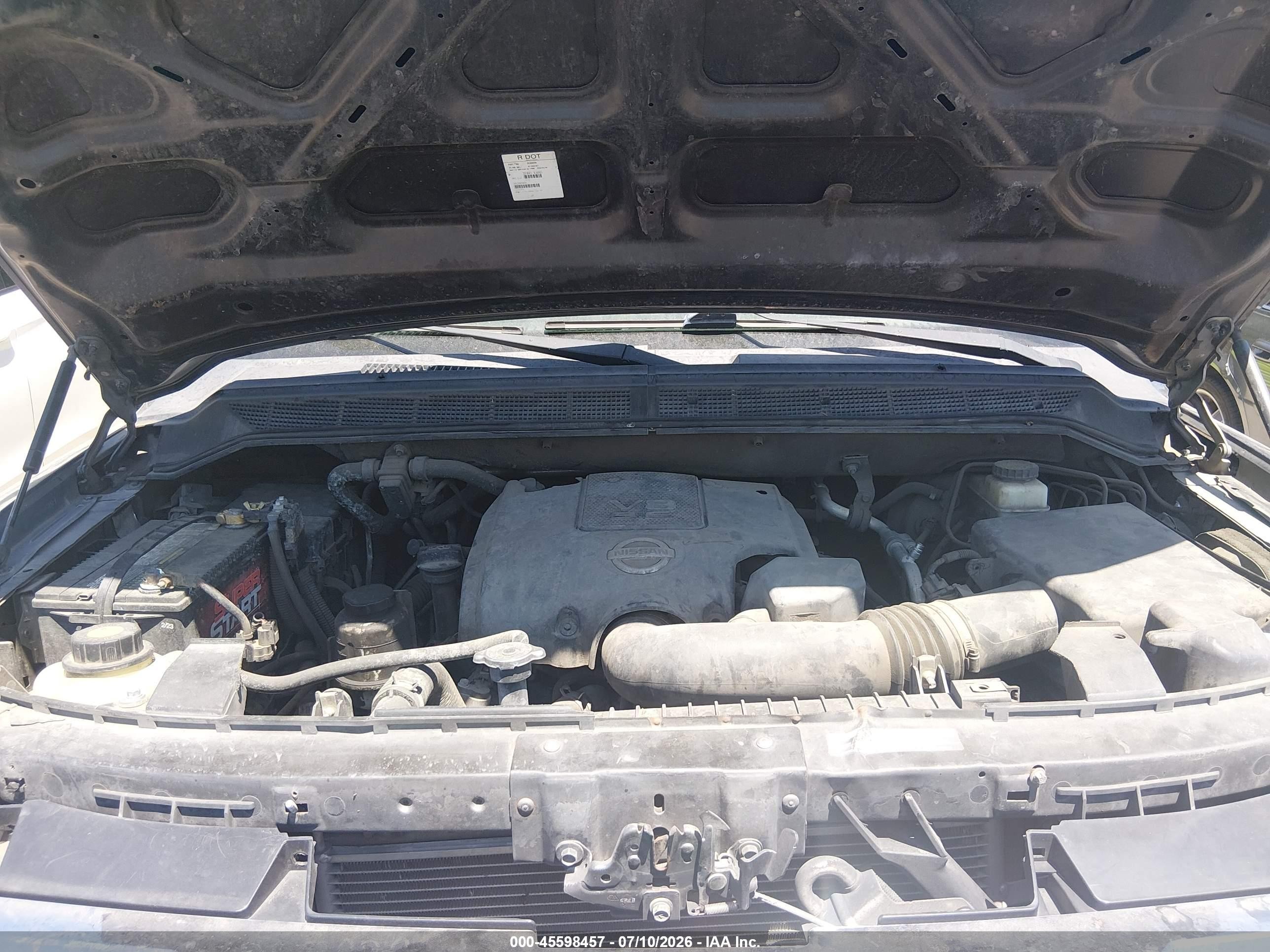 2013 Nissan Armada Sv Gray vin: 5N1BA0ND1DN612973