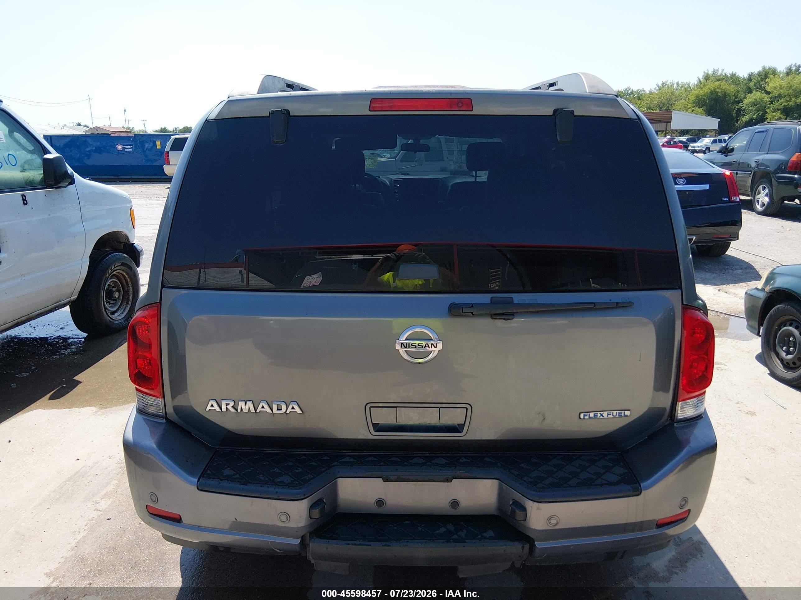 2013 Nissan Armada Sv Gray vin: 5N1BA0ND1DN612973