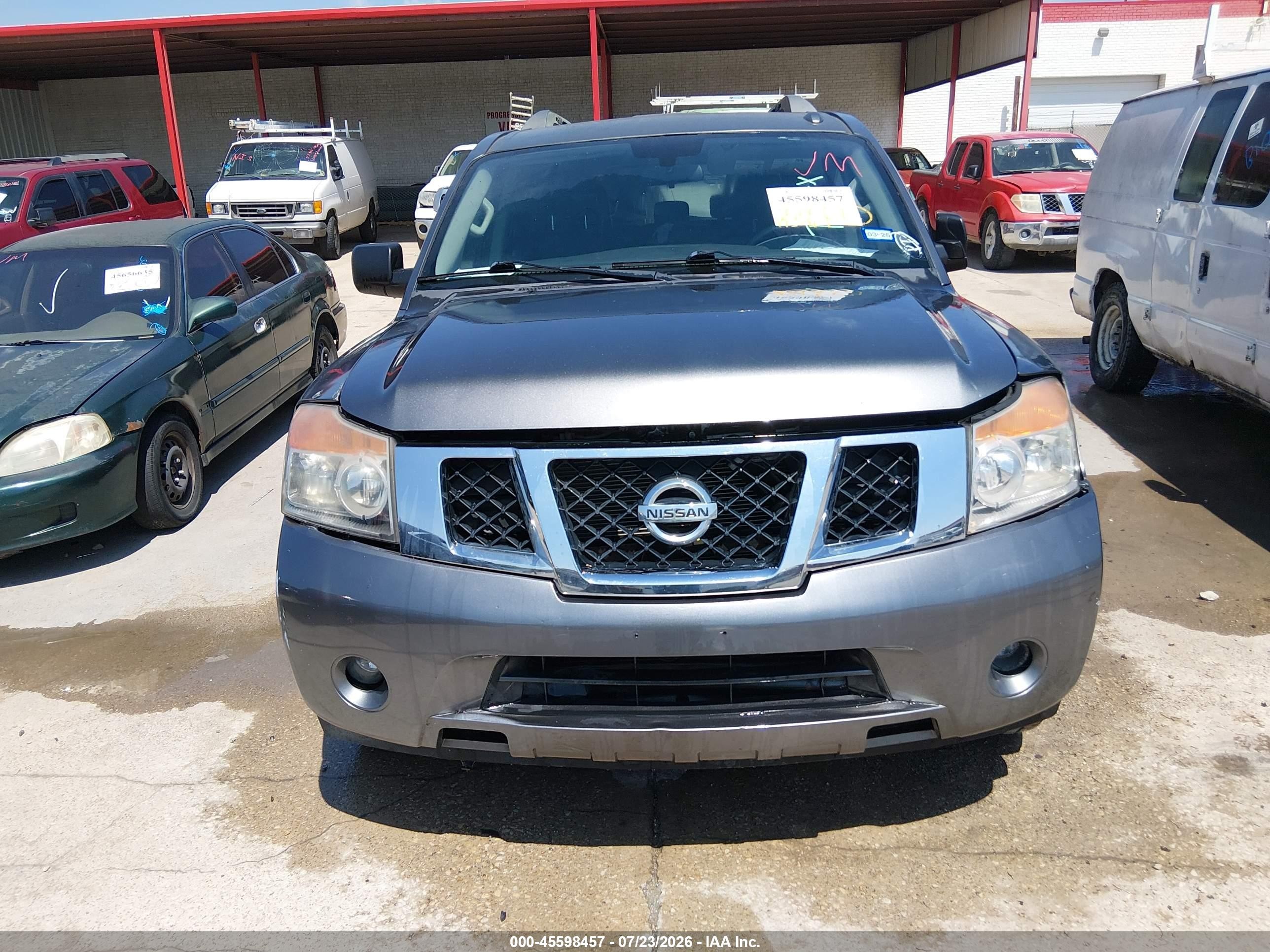 2013 Nissan Armada Sv Gray vin: 5N1BA0ND1DN612973