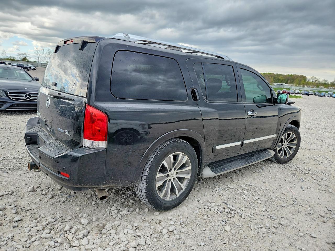 2015 Nissan Armada Sl Black vin: 5N1BA0ND1FN600549