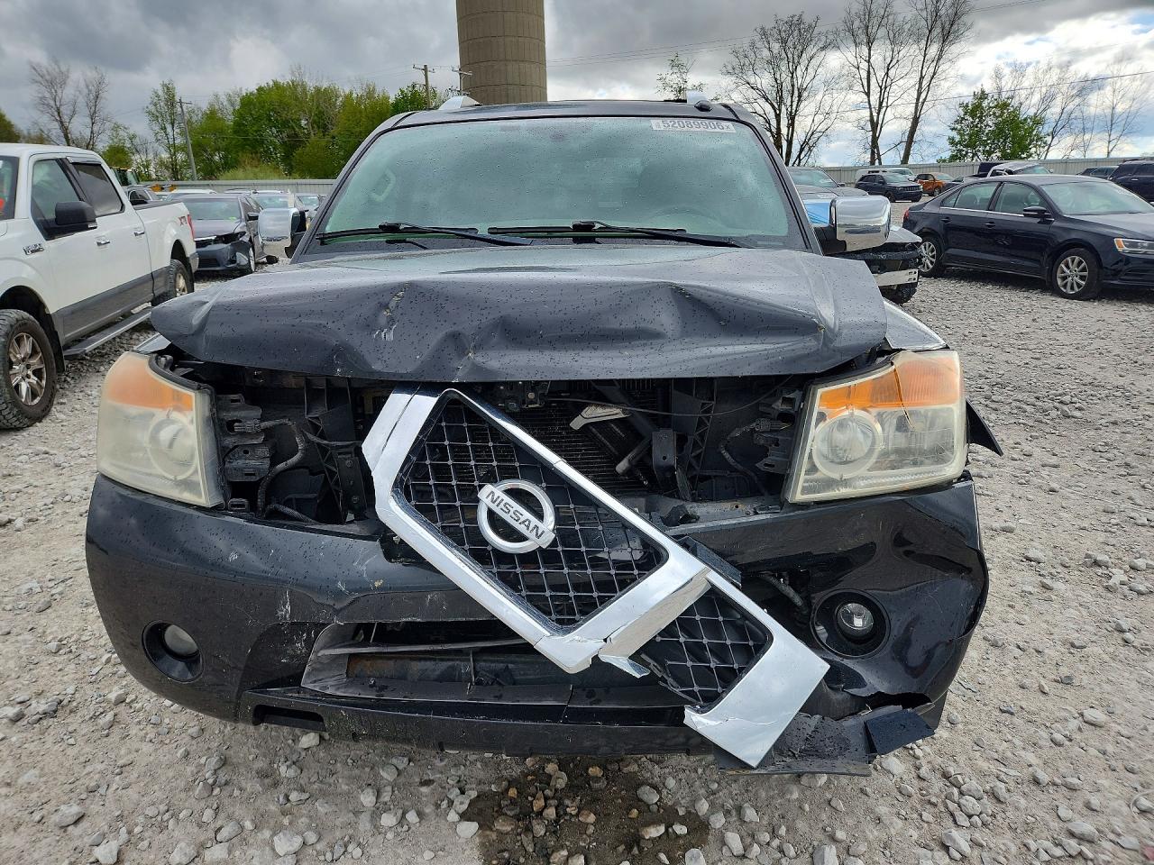 2015 Nissan Armada Sl Black vin: 5N1BA0ND1FN600549