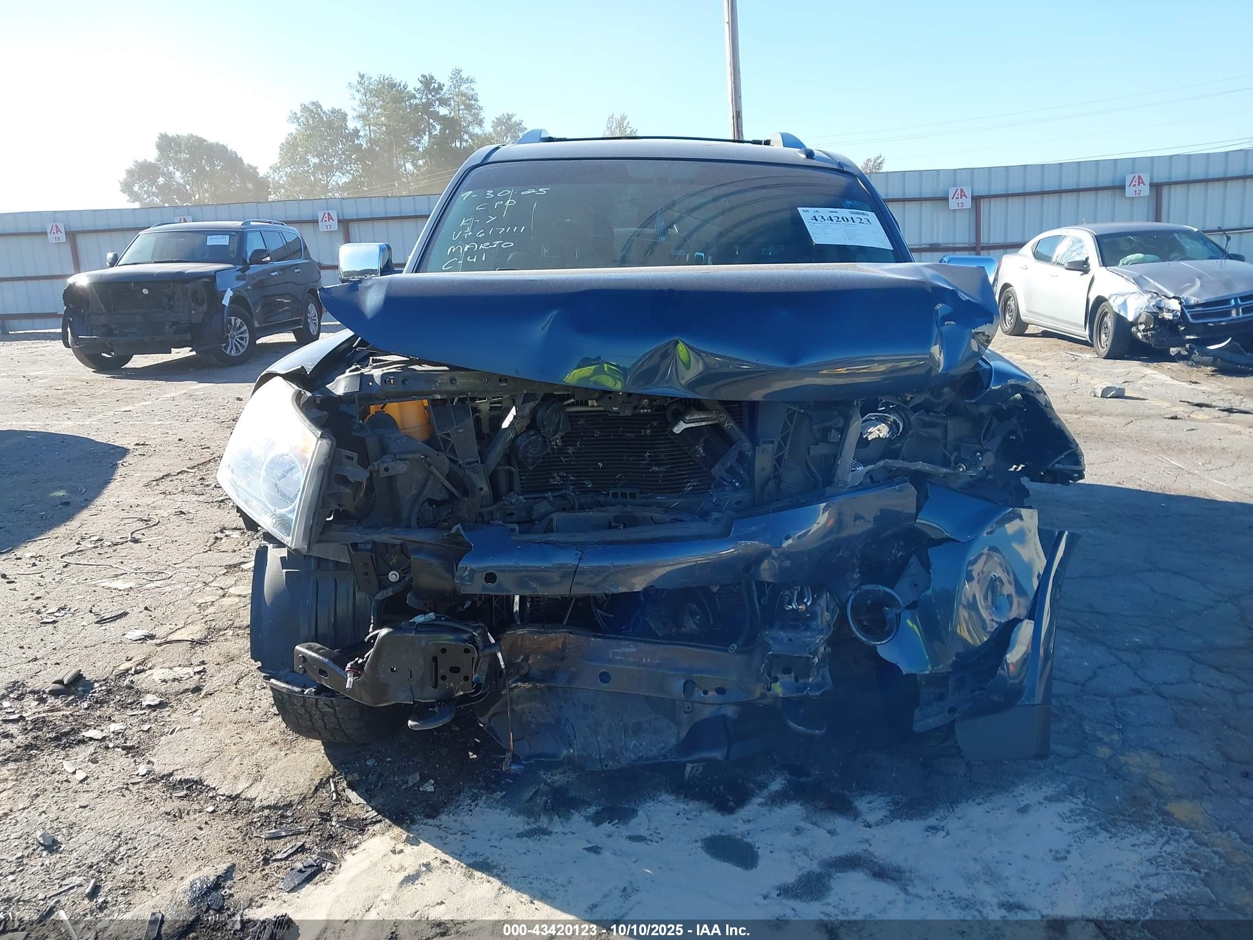 2015 Nissan Armada Platinum Blue vin: 5N1BA0ND1FN617111