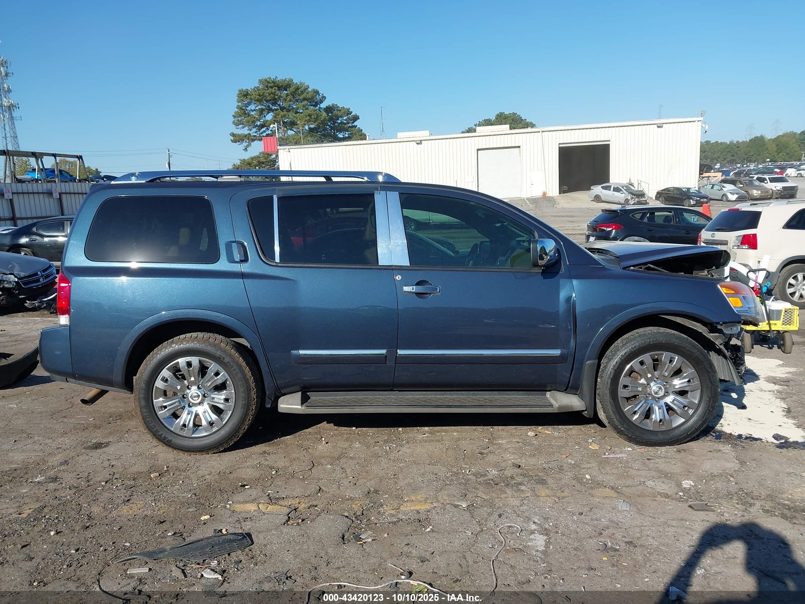 2015 Nissan Armada Platinum Blue vin: 5N1BA0ND1FN617111