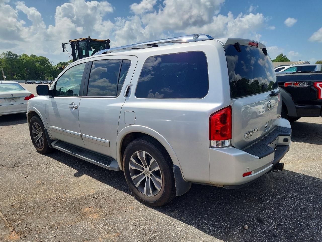 2015 Nissan Armada Sl Silver vin: 5N1BA0ND1FN622485