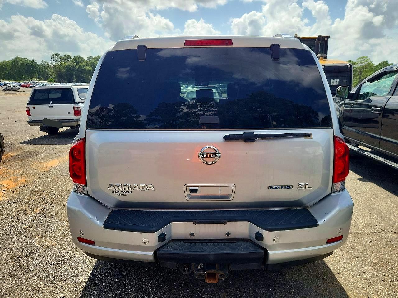 2015 Nissan Armada Sl Silver vin: 5N1BA0ND1FN622485