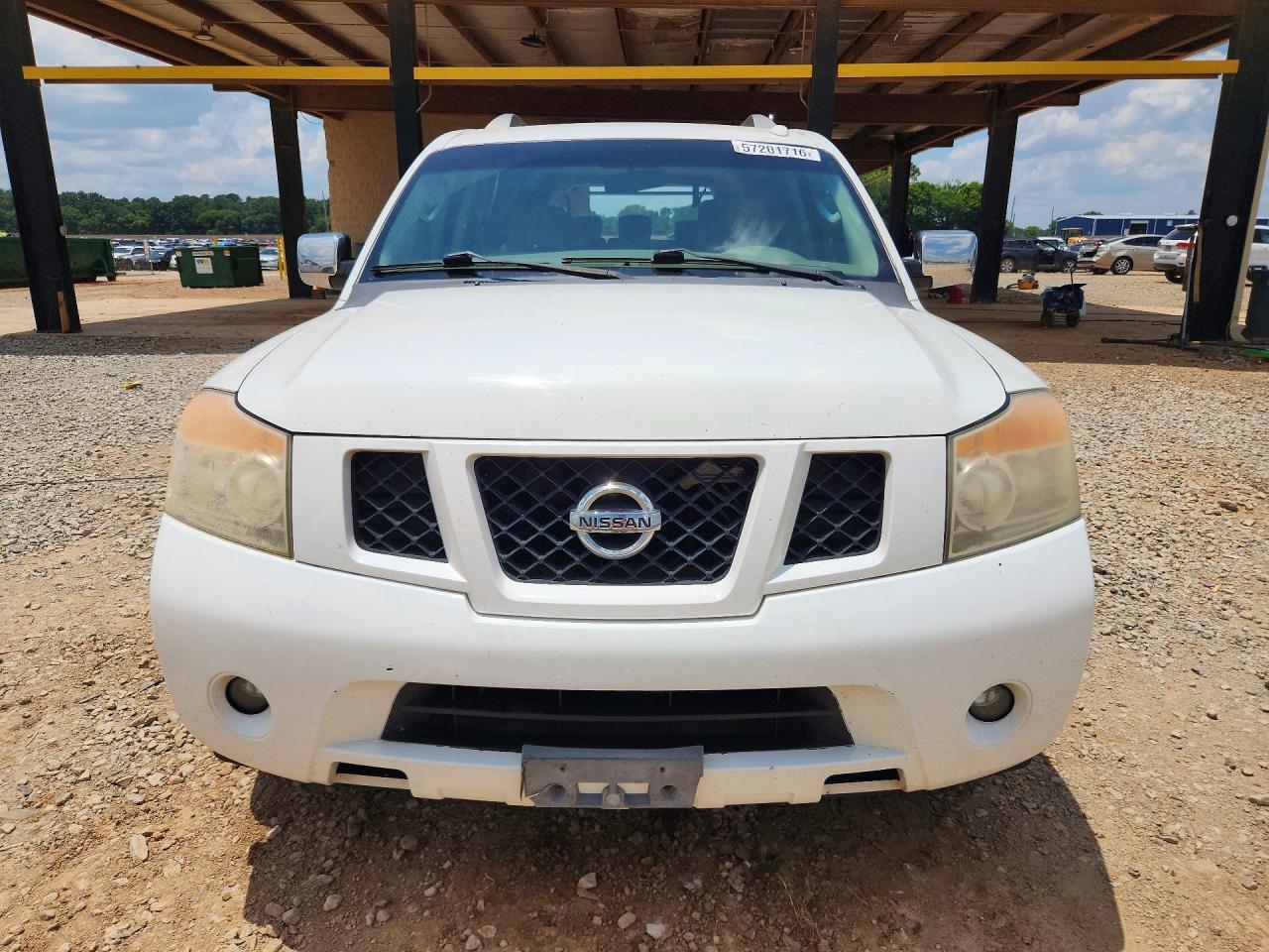 2010 Nissan Armada Se White vin: 5N1BA0ND2AN606823
