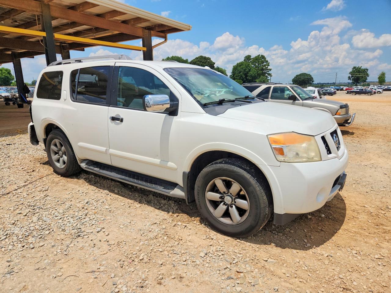 2010 Nissan Armada Se White vin: 5N1BA0ND2AN606823