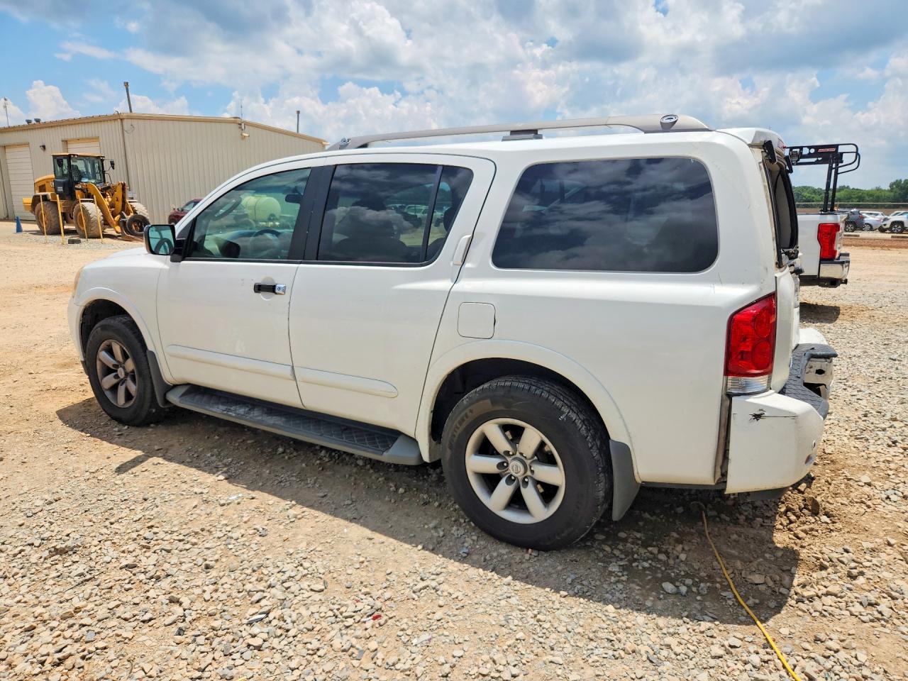 2010 Nissan Armada Se White vin: 5N1BA0ND2AN606823