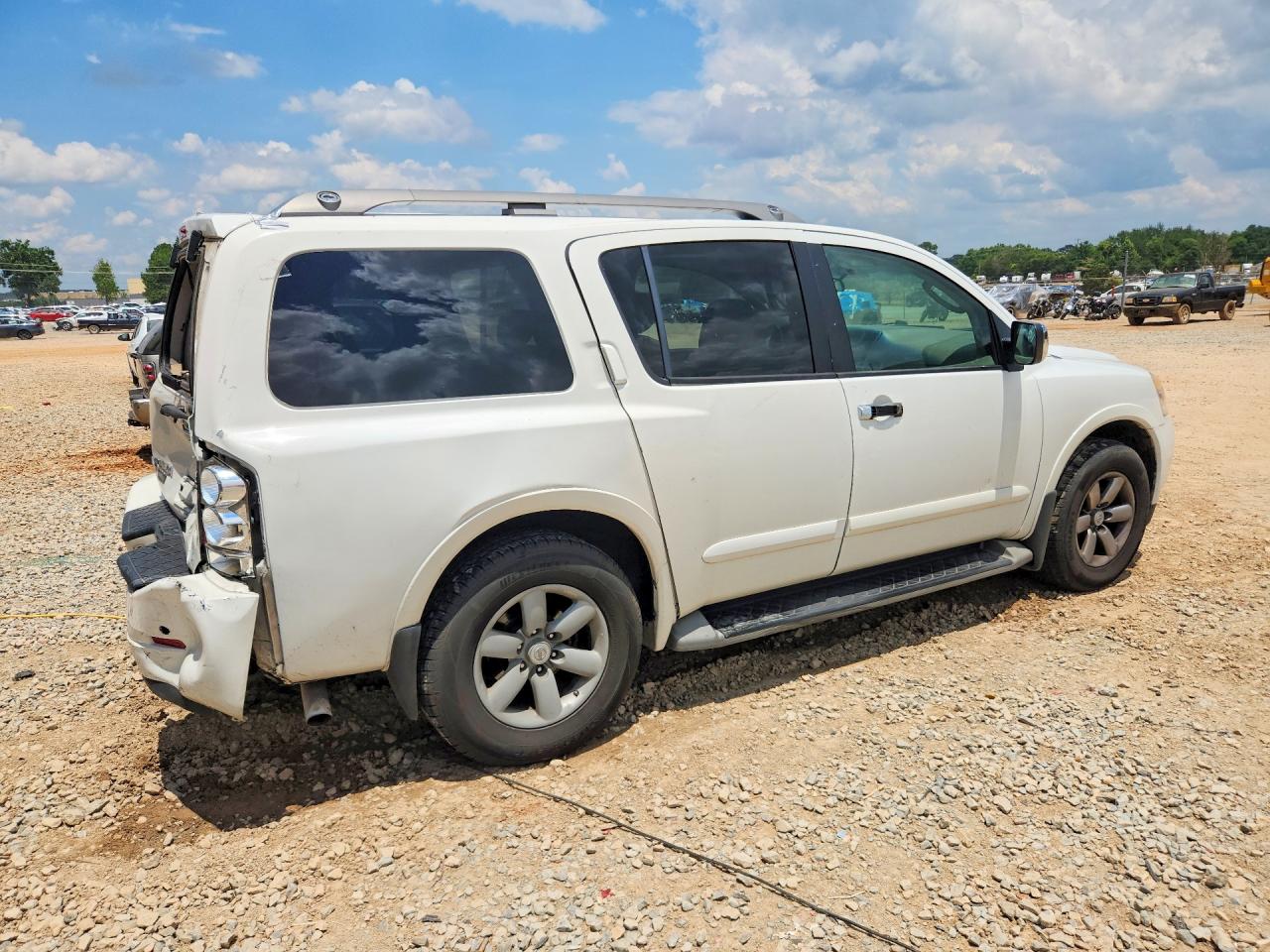 2010 Nissan Armada Se White vin: 5N1BA0ND2AN606823