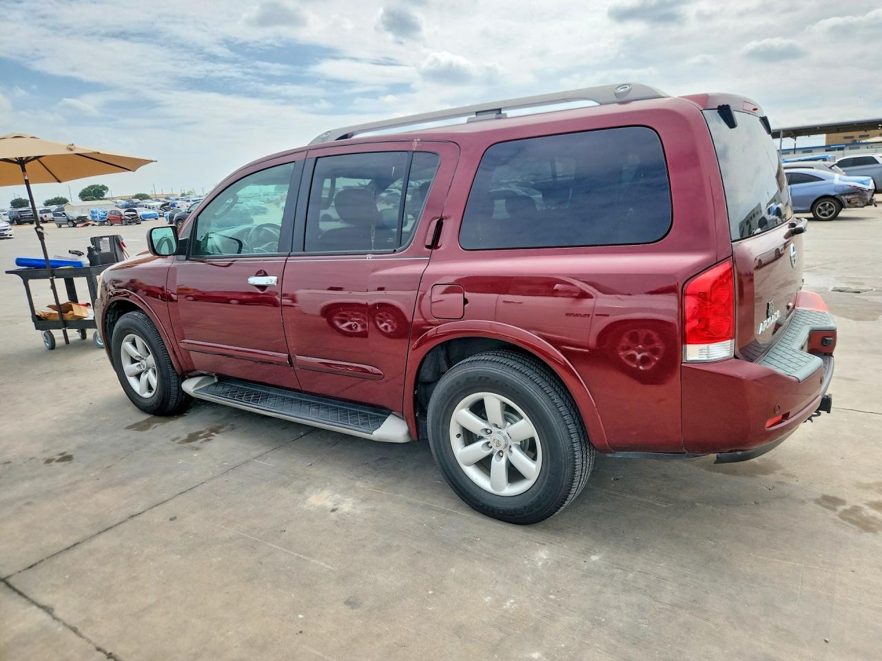2010 Nissan Armada Se Maroon vin: 5N1BA0ND2AN615294