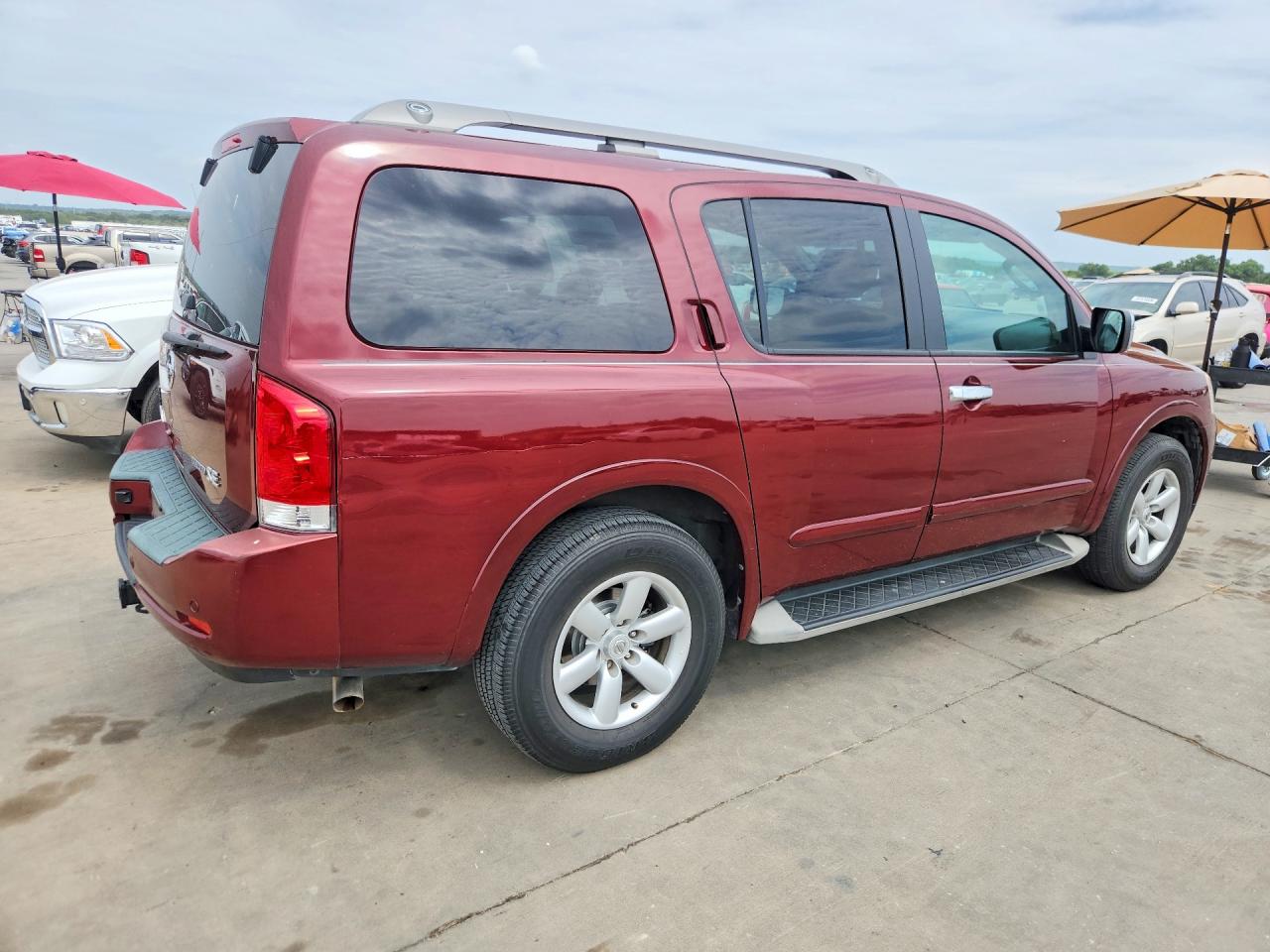 2010 Nissan Armada Se Maroon vin: 5N1BA0ND2AN615294