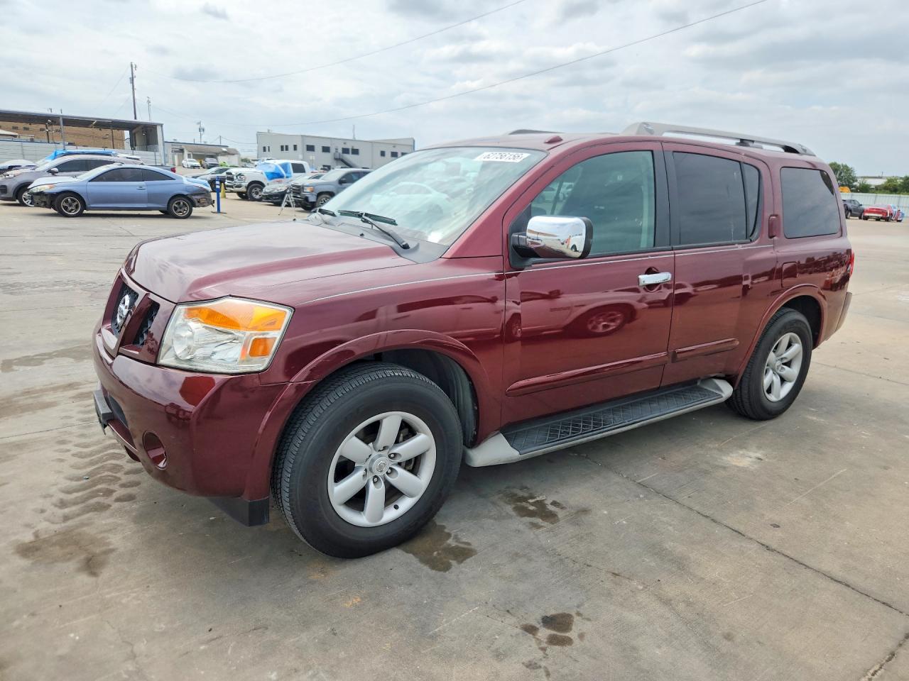 2010 Nissan Armada Se Maroon vin: 5N1BA0ND2AN615294
