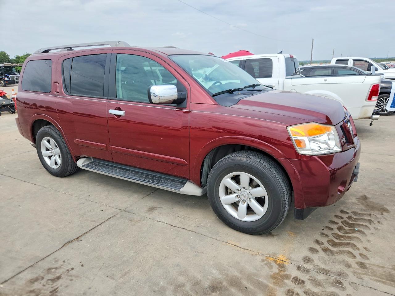 2010 Nissan Armada Se Maroon vin: 5N1BA0ND2AN615294
