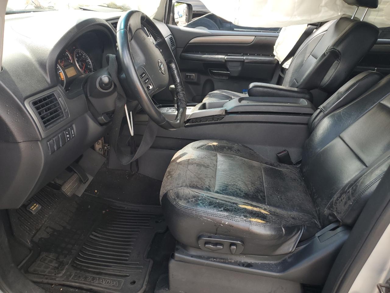 2011 Nissan Armada Sv Silver vin: 5N1BA0ND2BN607360