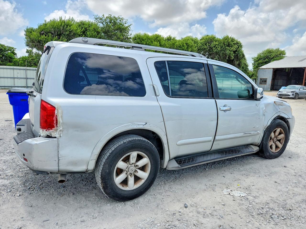 2012 Nissan Armada Sv Silver vin: 5N1BA0ND2CN614276