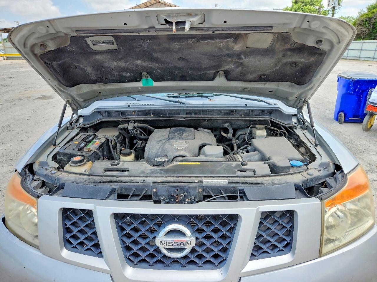 2012 Nissan Armada Sv Silver vin: 5N1BA0ND2CN614276