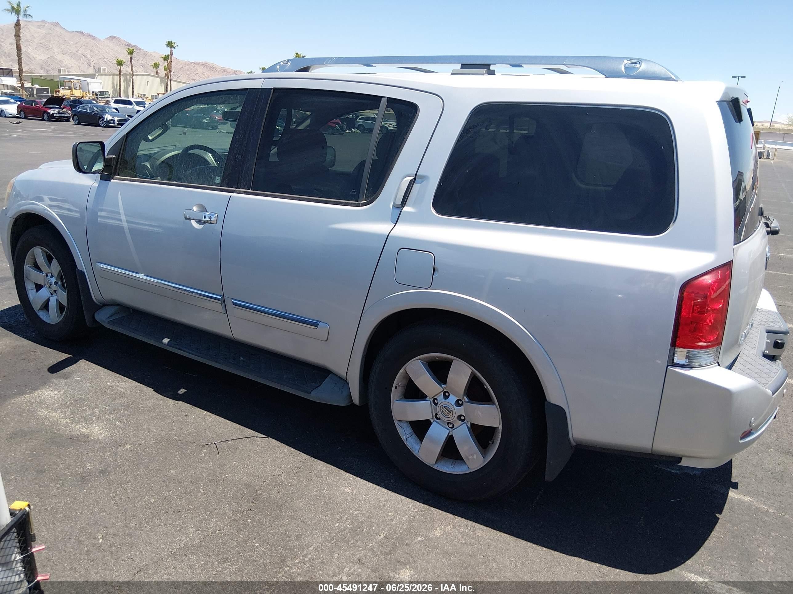 2013 Nissan Armada Sl Серебряный vin: 5N1BA0ND2DN602307