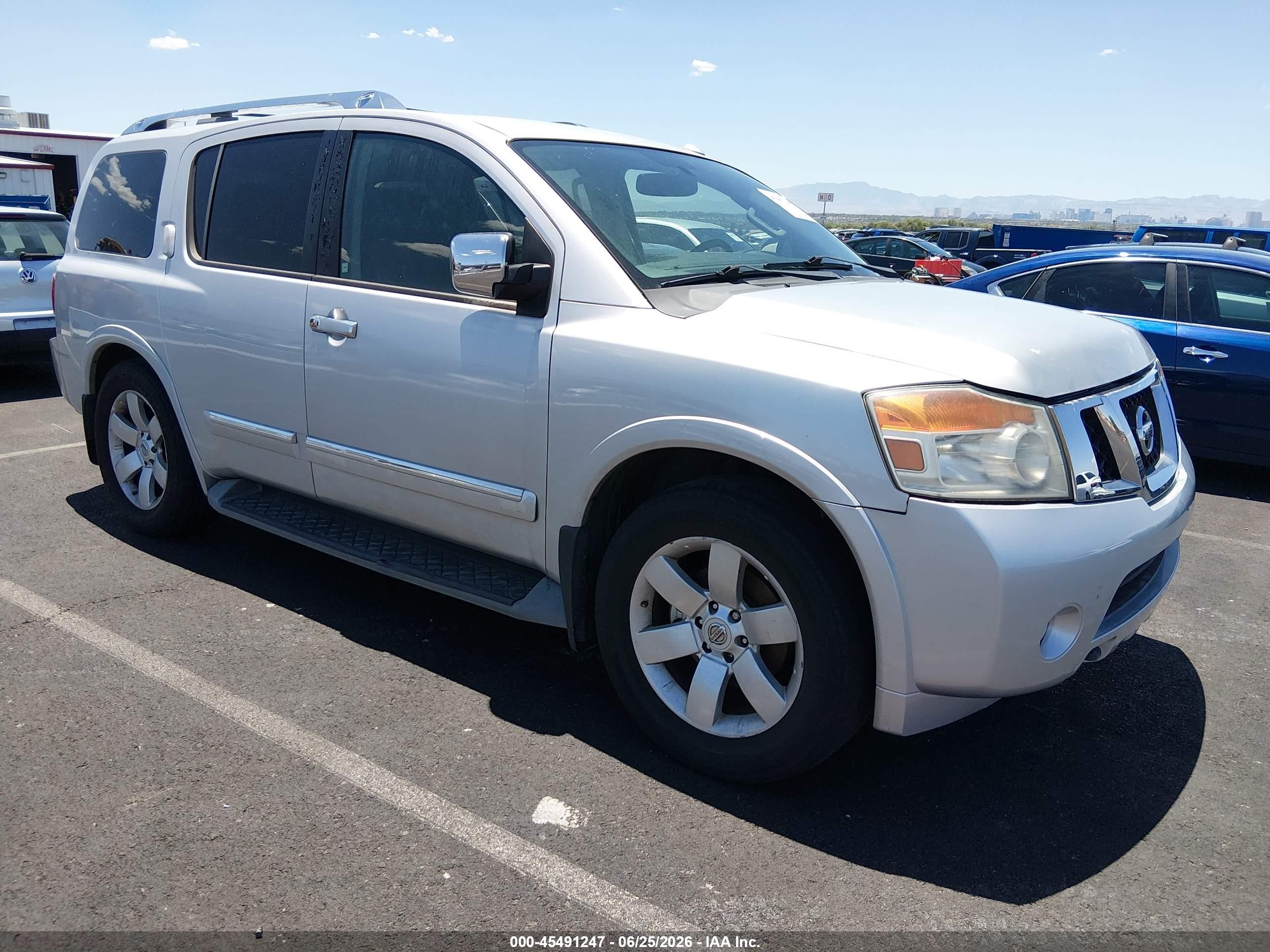 2013 Nissan Armada Sl Серебряный vin: 5N1BA0ND2DN602307