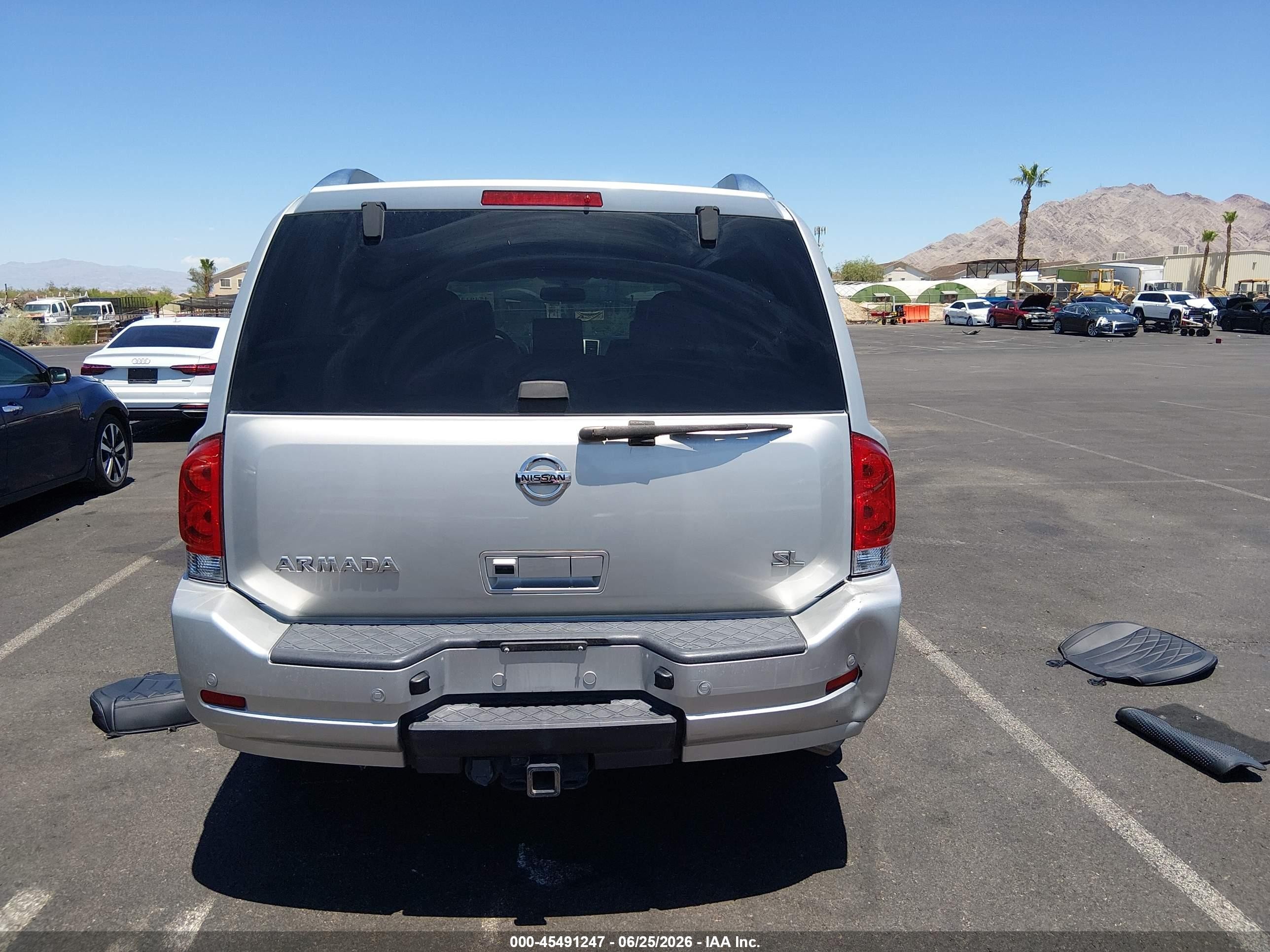2013 Nissan Armada Sl Серебряный vin: 5N1BA0ND2DN602307