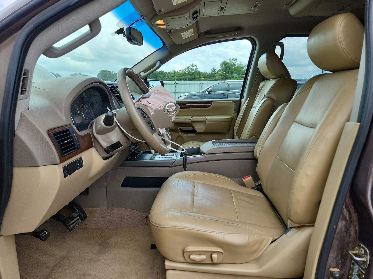 2013 Nissan Armada Sv Brown vin: 5N1BA0ND2DN615008