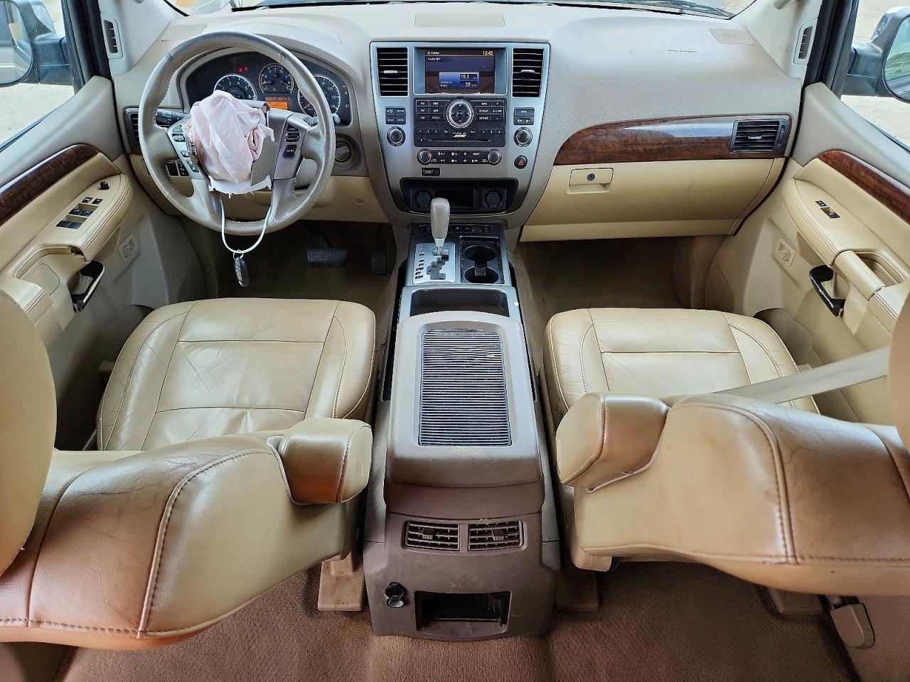 2013 Nissan Armada Sv Brown vin: 5N1BA0ND2DN615008