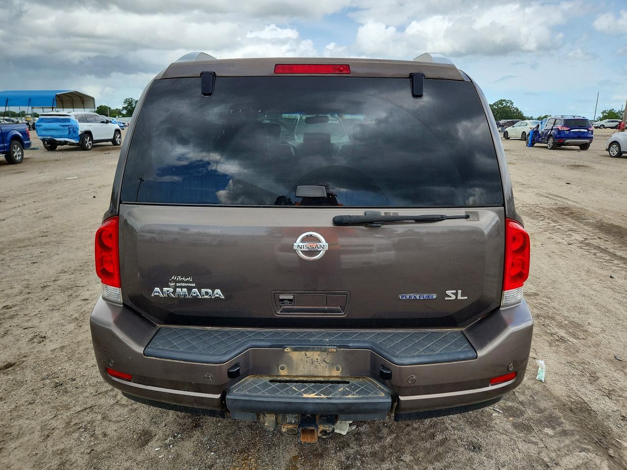 2013 Nissan Armada Sv Brown vin: 5N1BA0ND2DN615008