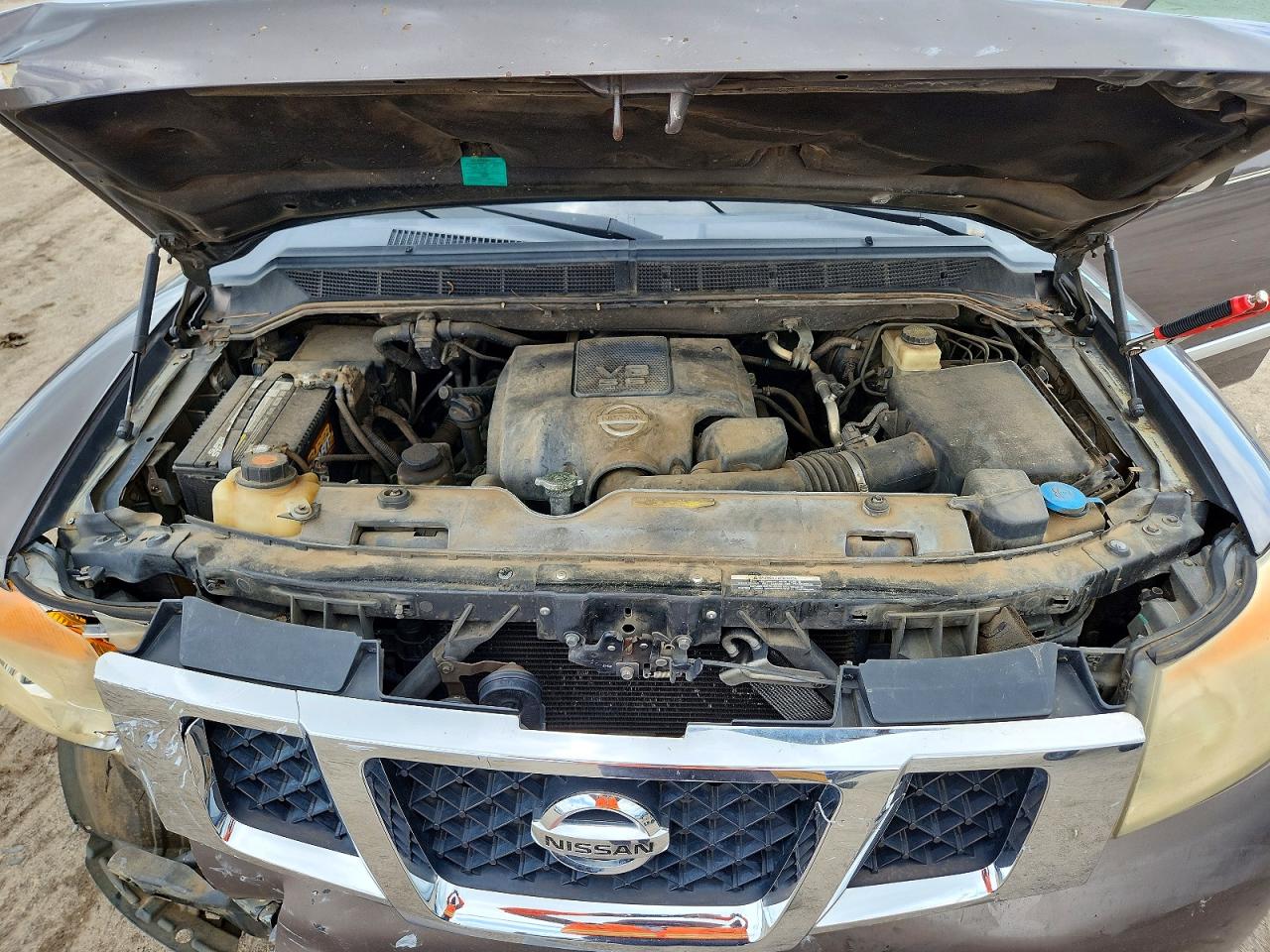 2013 Nissan Armada Sv Brown vin: 5N1BA0ND2DN615008