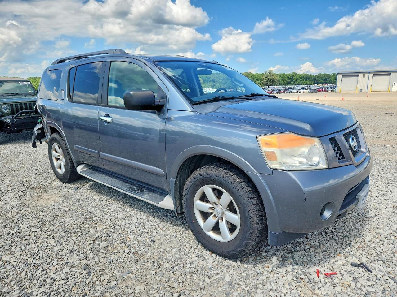 2014 Nissan Armada Sv Gray vin: 5N1BA0ND2EN603457