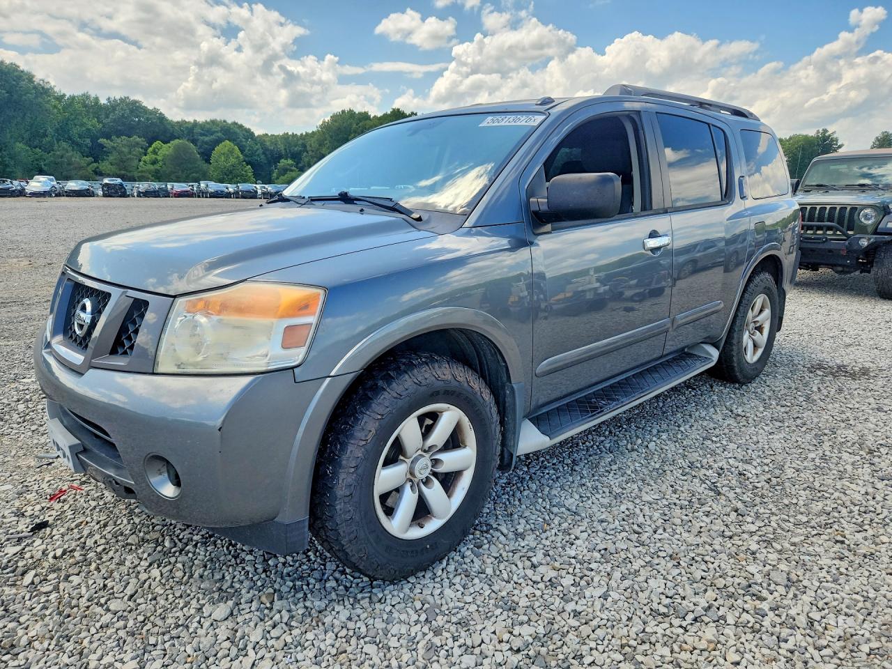 2014 Nissan Armada Sv Gray vin: 5N1BA0ND2EN603457