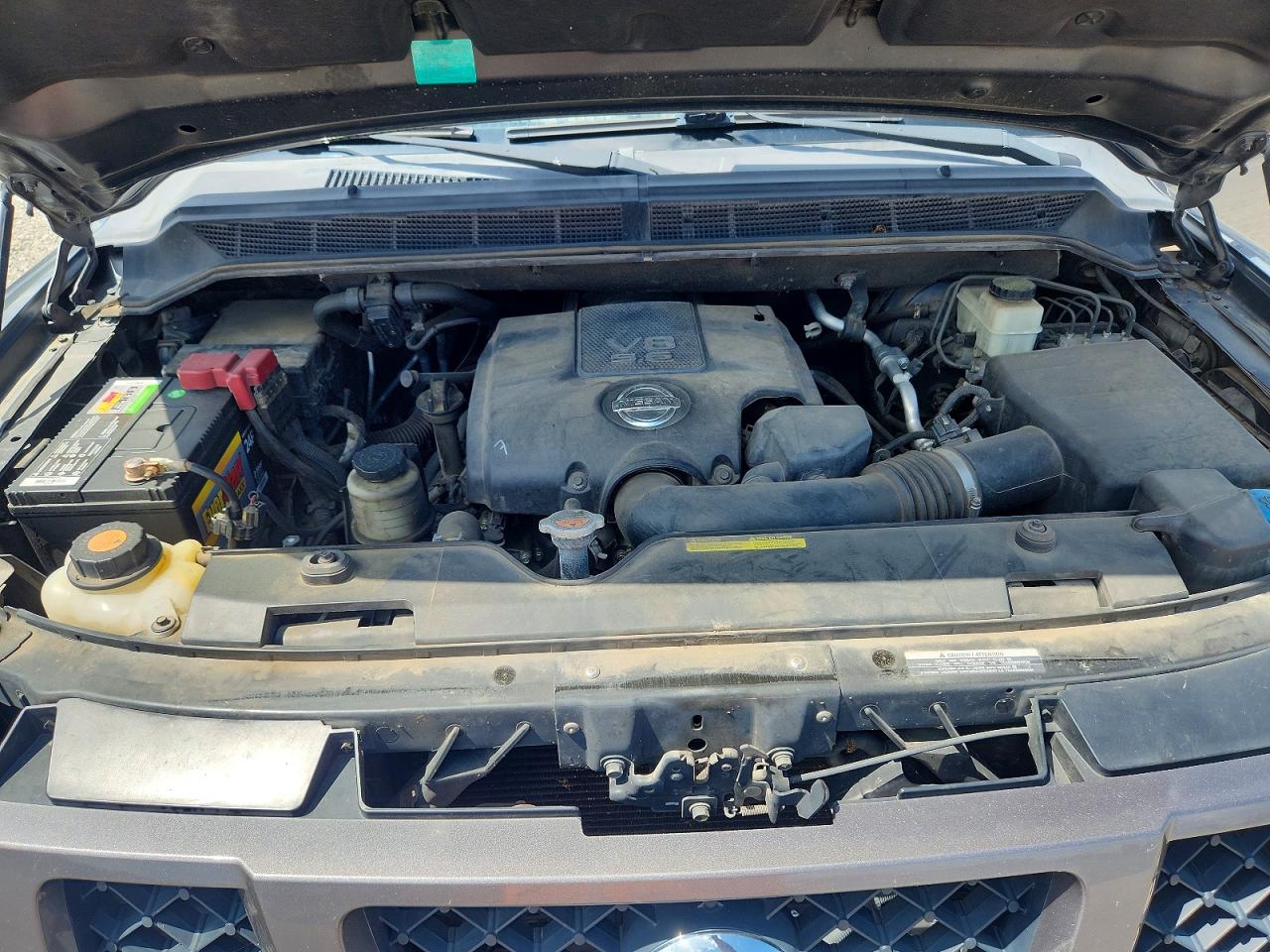 2014 Nissan Armada Sv Gray vin: 5N1BA0ND2EN603457