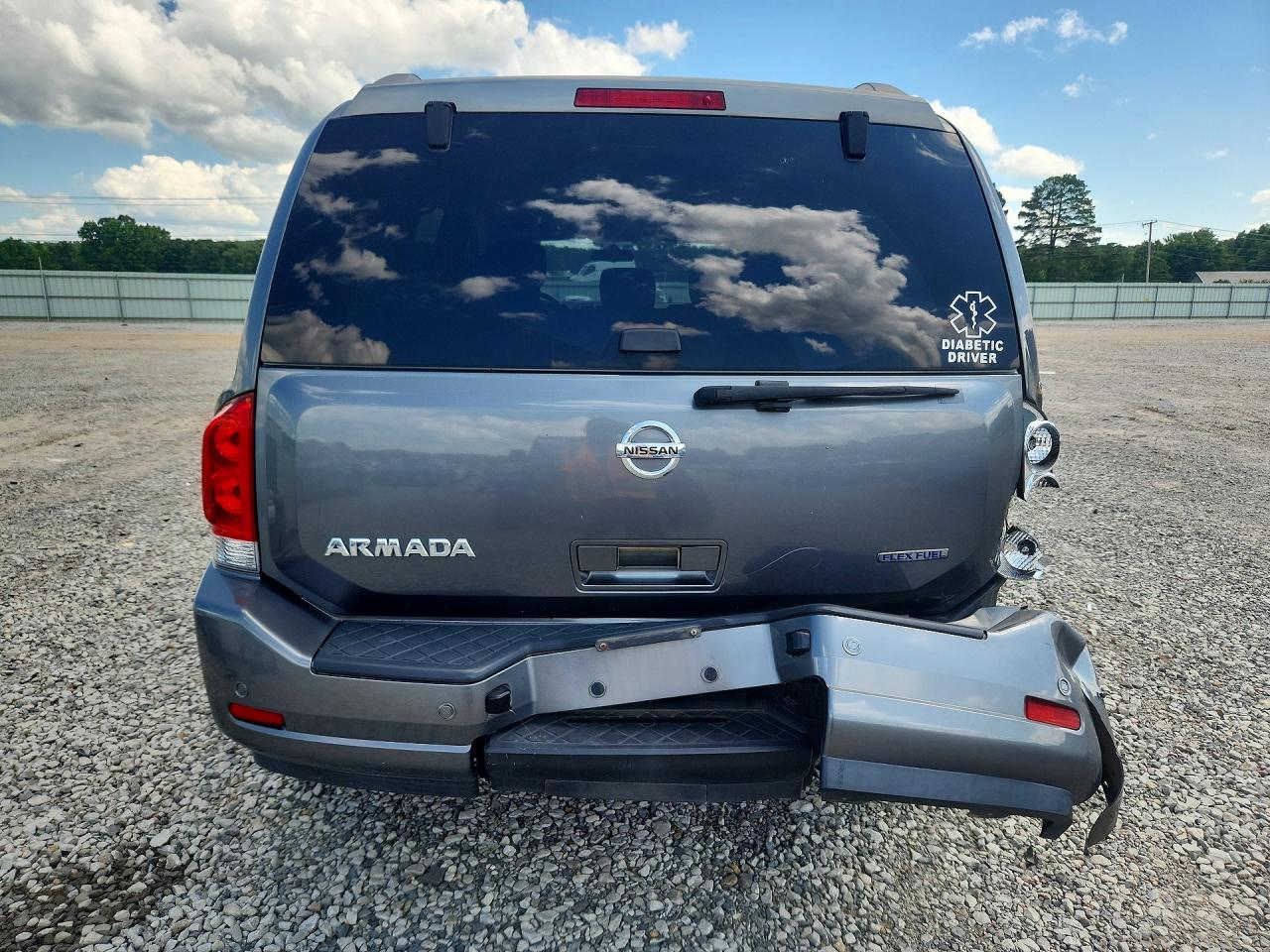 2014 Nissan Armada Sv Gray vin: 5N1BA0ND2EN603457