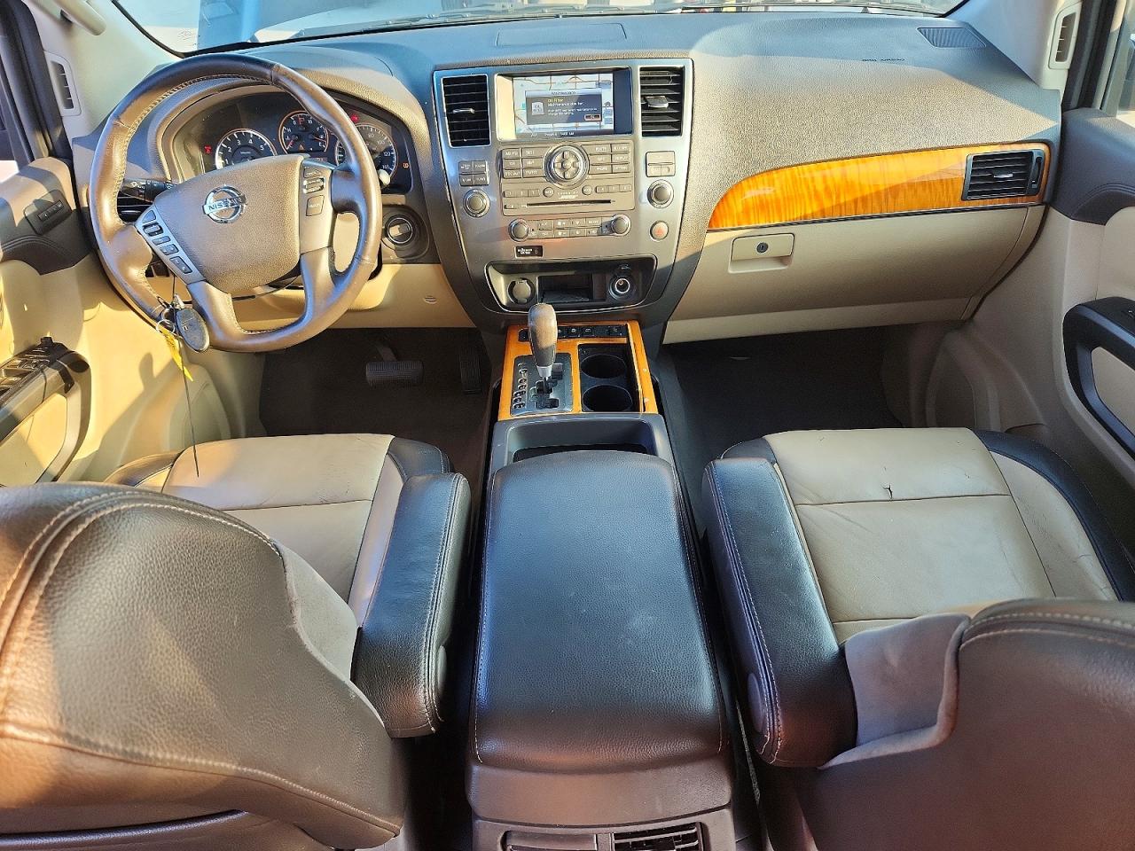 2015 Nissan Armada Platinum Черный vin: 5N1BA0ND2FN615271