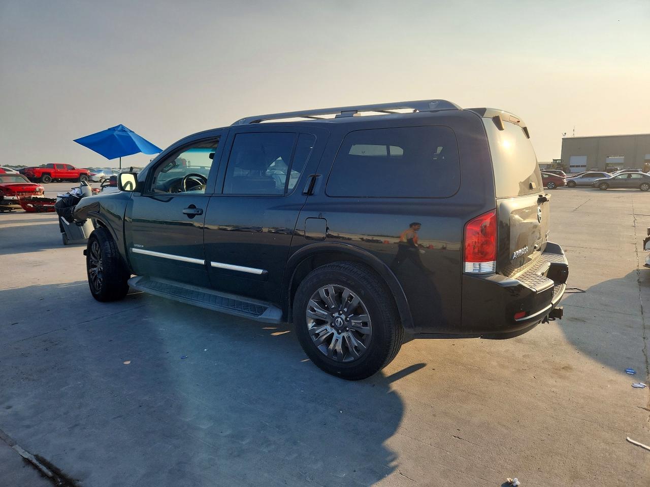 2015 Nissan Armada Platinum Черный vin: 5N1BA0ND2FN615271