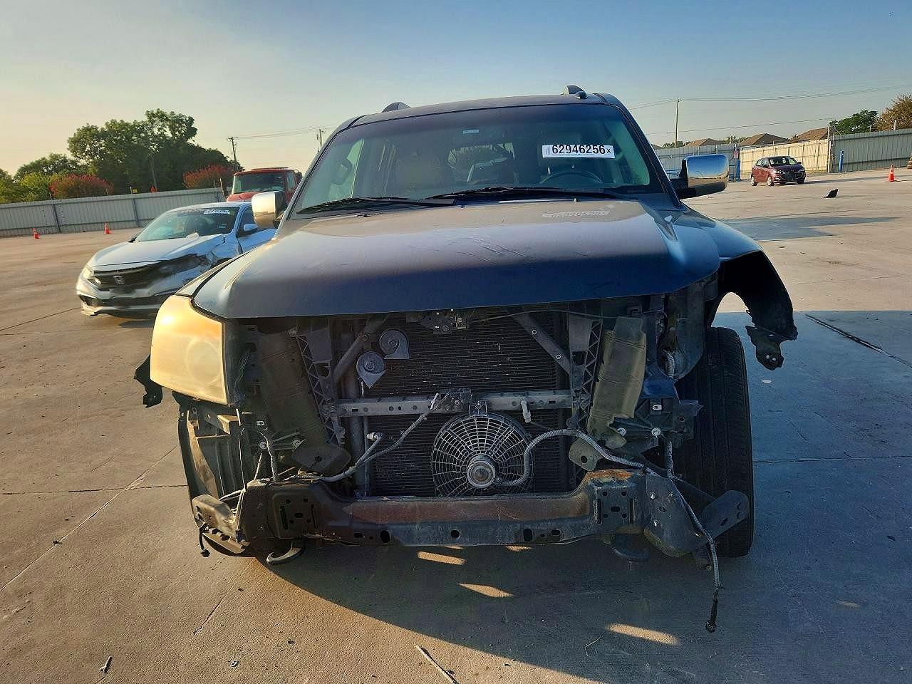 2015 Nissan Armada Platinum Черный vin: 5N1BA0ND2FN615271