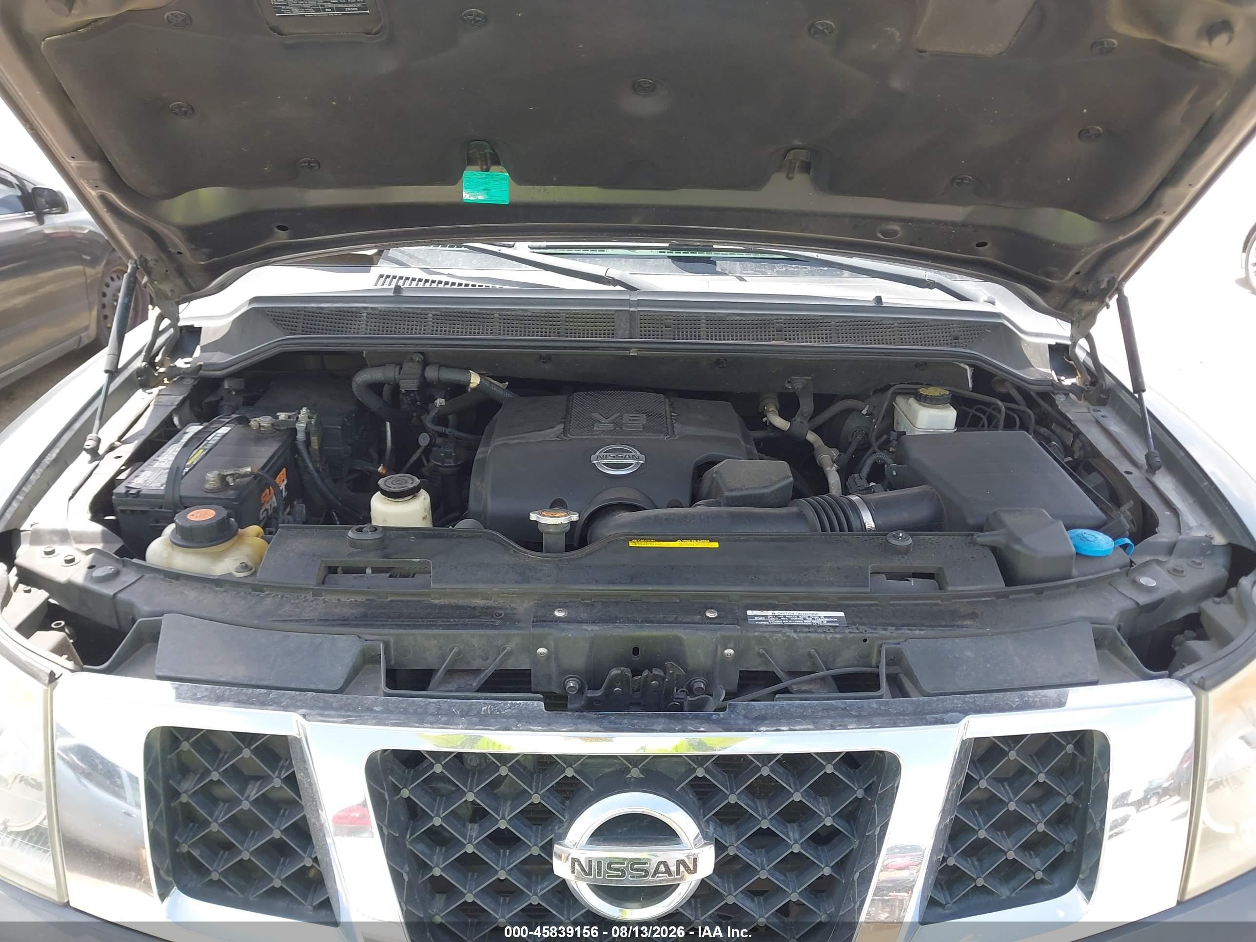 2010 Nissan Armada Titanium Серый vin: 5N1BA0ND3AN614252