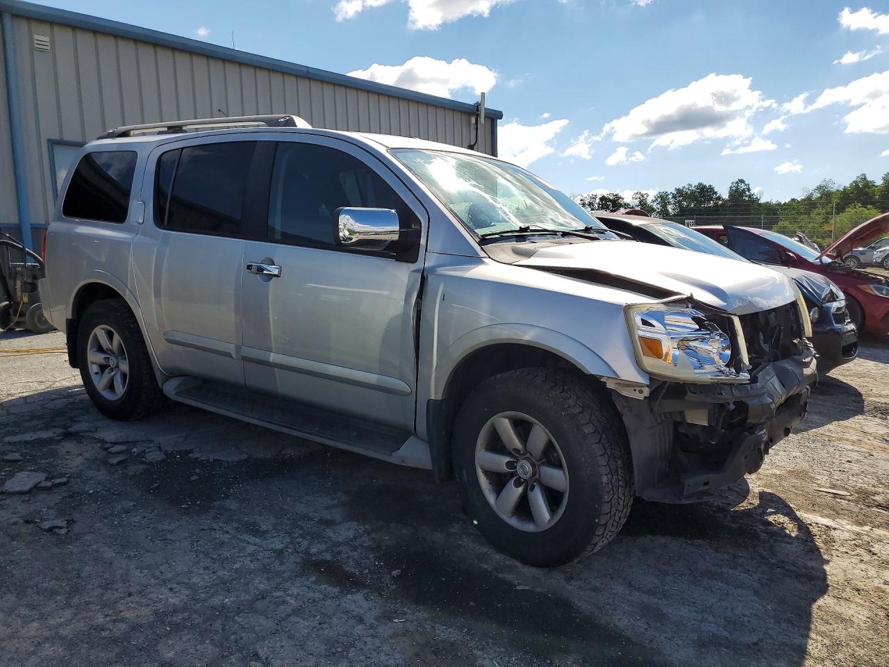 2010 Nissan Armada Se Silver vin: 5N1BA0ND3AN616731