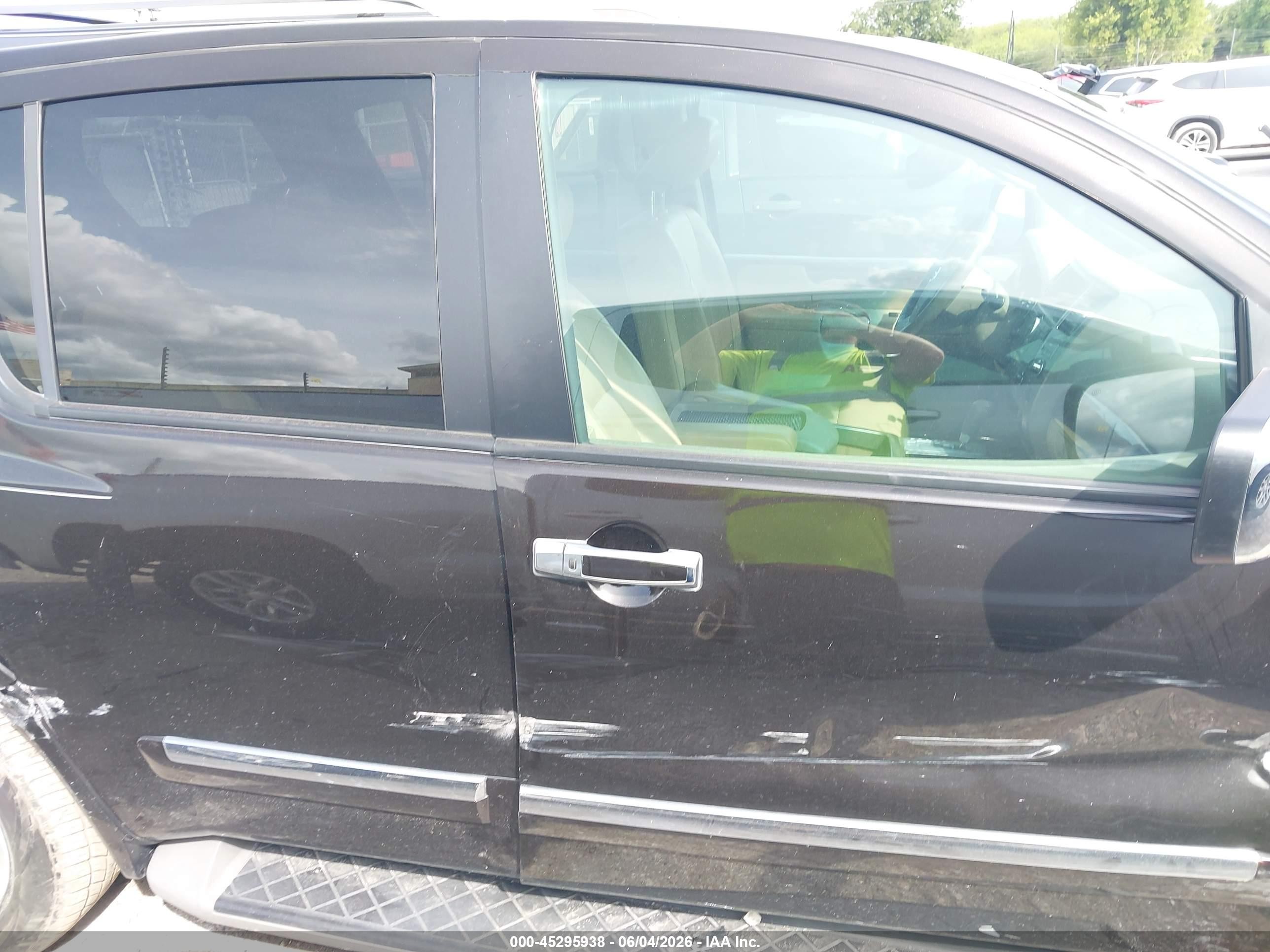 2011 Nissan Armada Sl Black vin: 5N1BA0ND3BN608792
