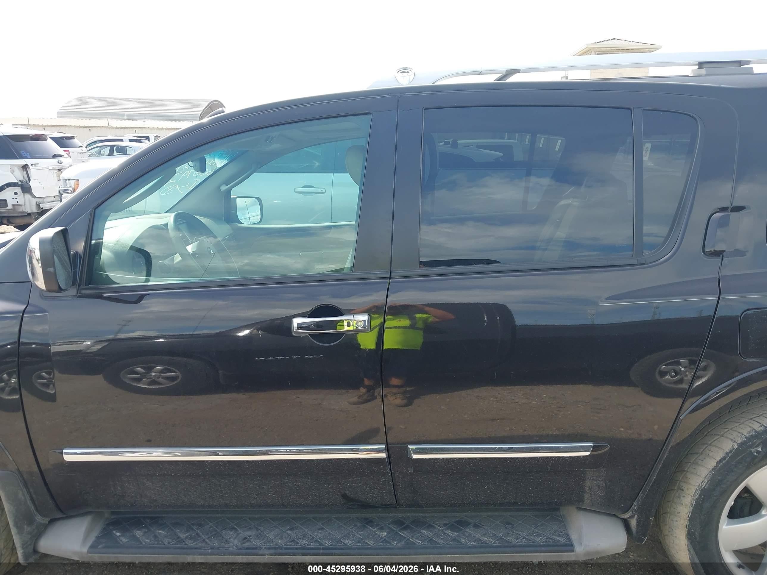 2011 Nissan Armada Sl Black vin: 5N1BA0ND3BN608792