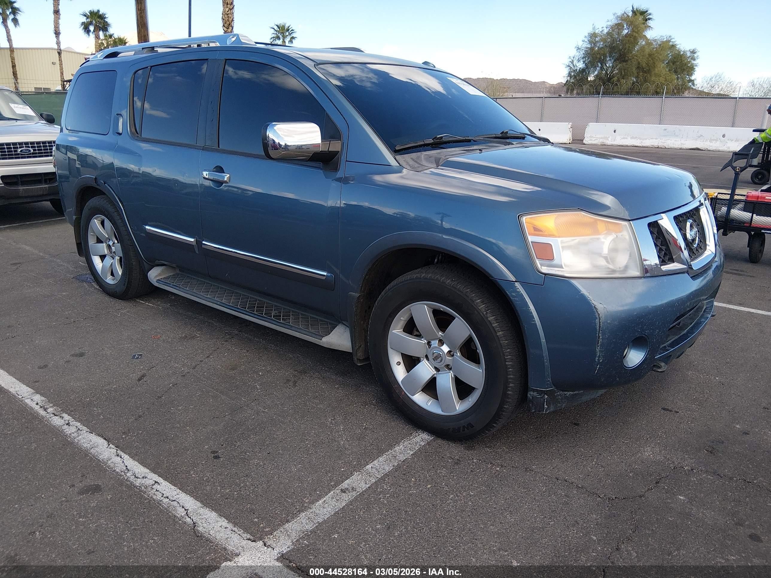 2011 Nissan Armada Sl Синий vin: 5N1BA0ND3BN614463