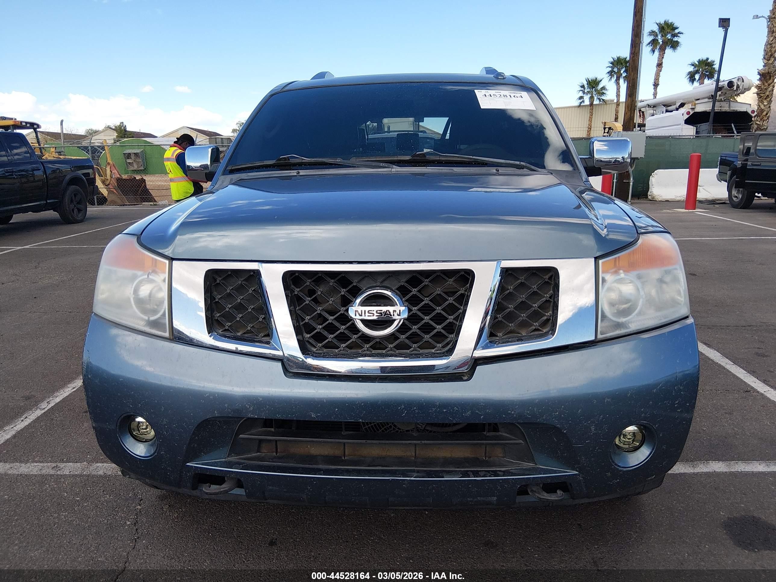 2011 Nissan Armada Sl Синий vin: 5N1BA0ND3BN614463