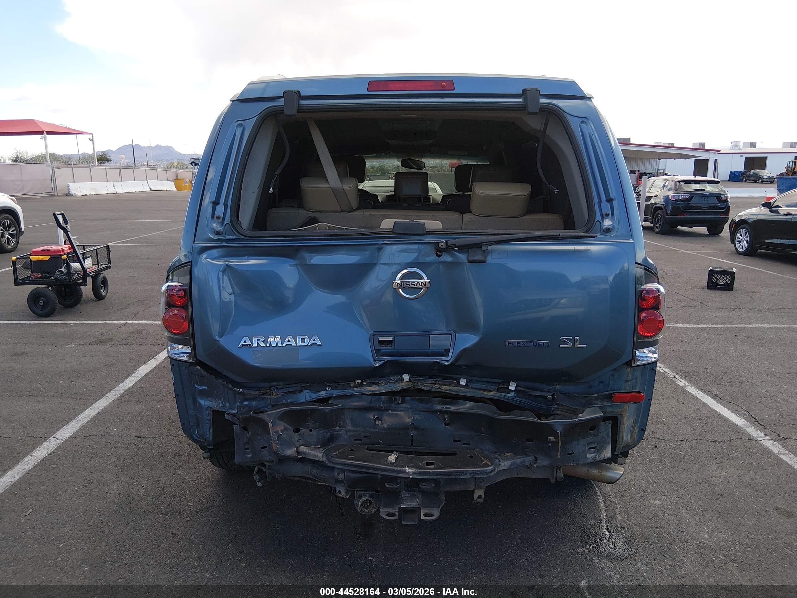 2011 Nissan Armada Sl Синий vin: 5N1BA0ND3BN614463