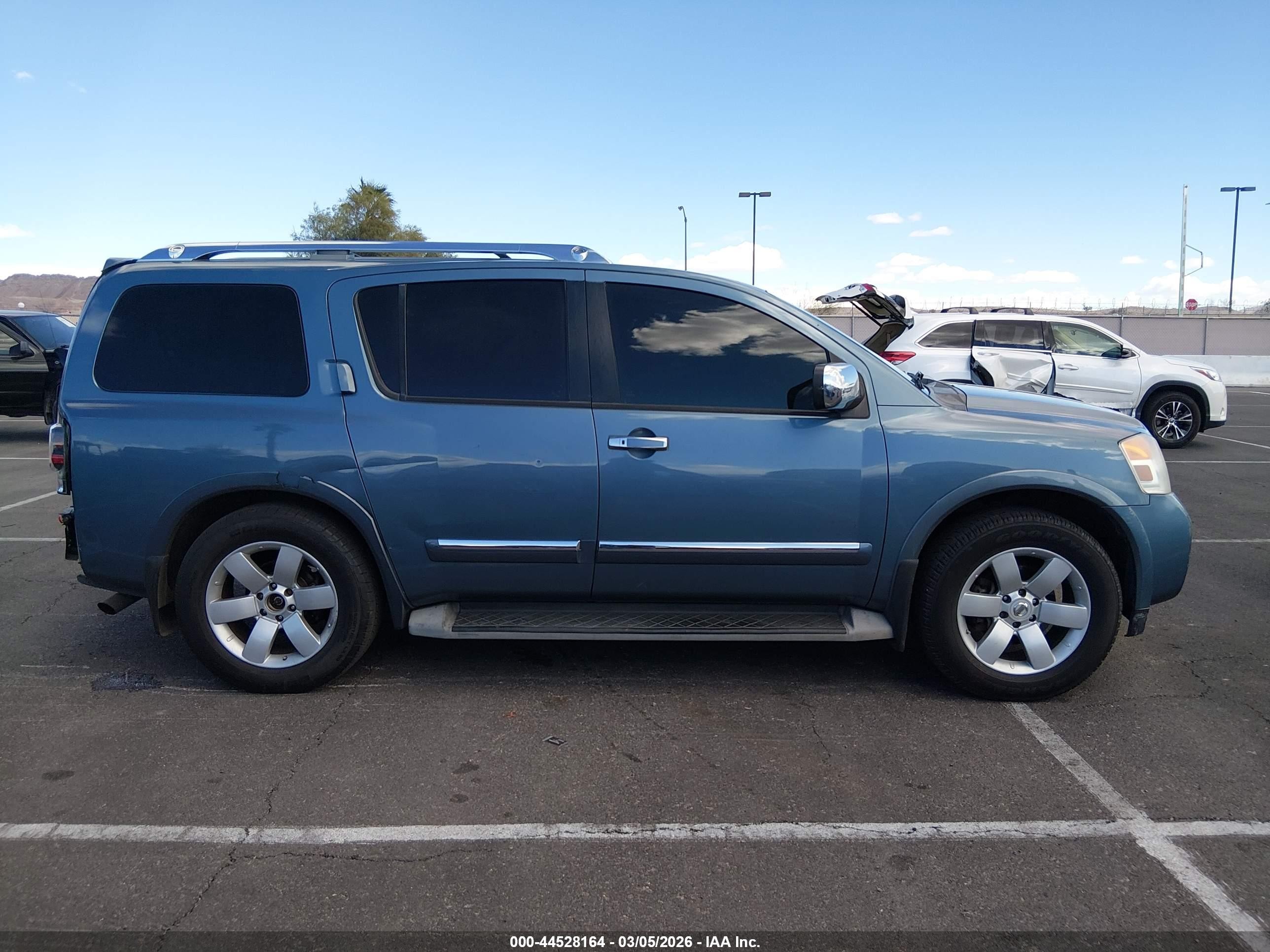 2011 Nissan Armada Sl Синий vin: 5N1BA0ND3BN614463