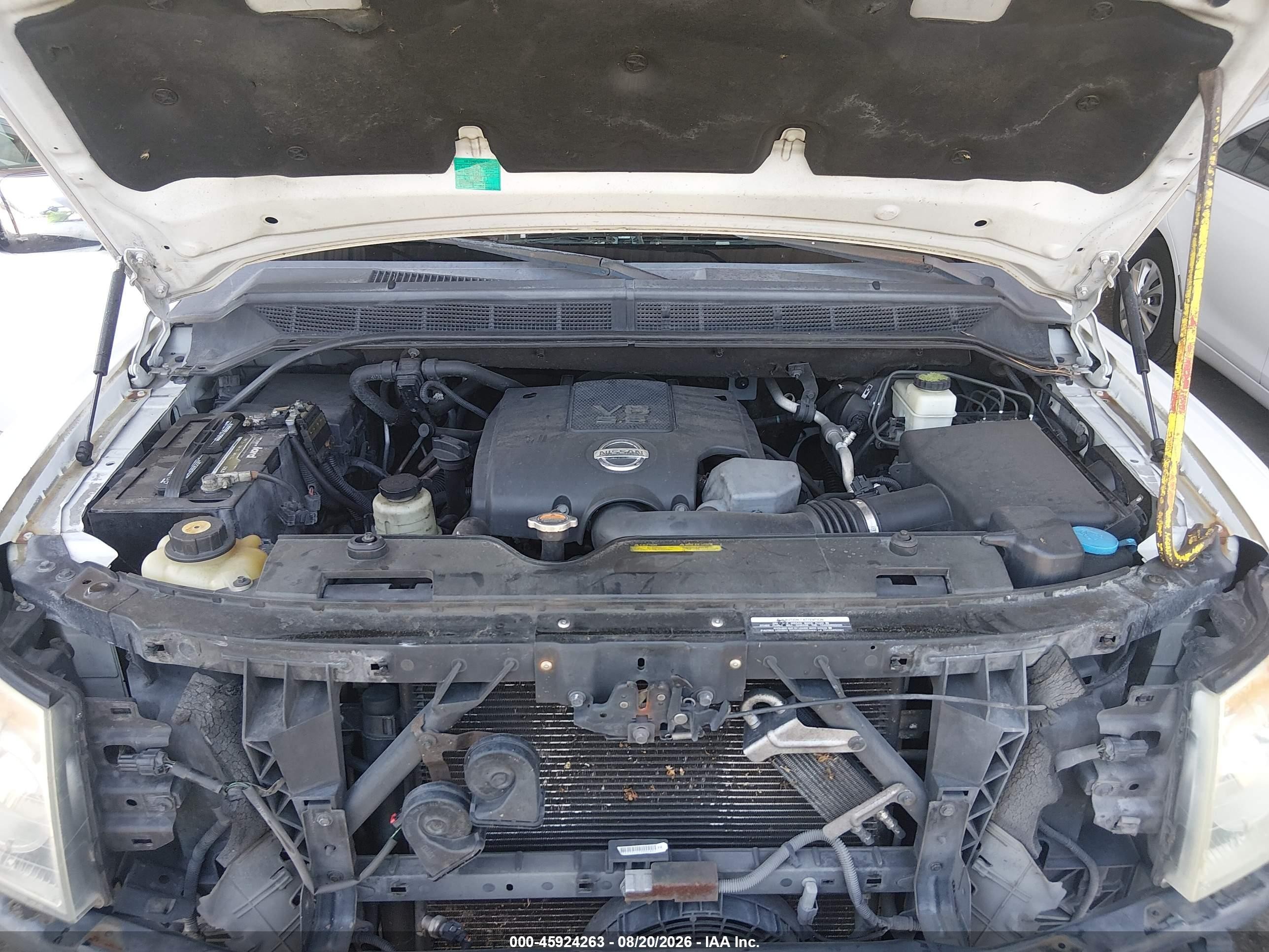 2011 Nissan Armada Platinum White vin: 5N1BA0ND3BN619615