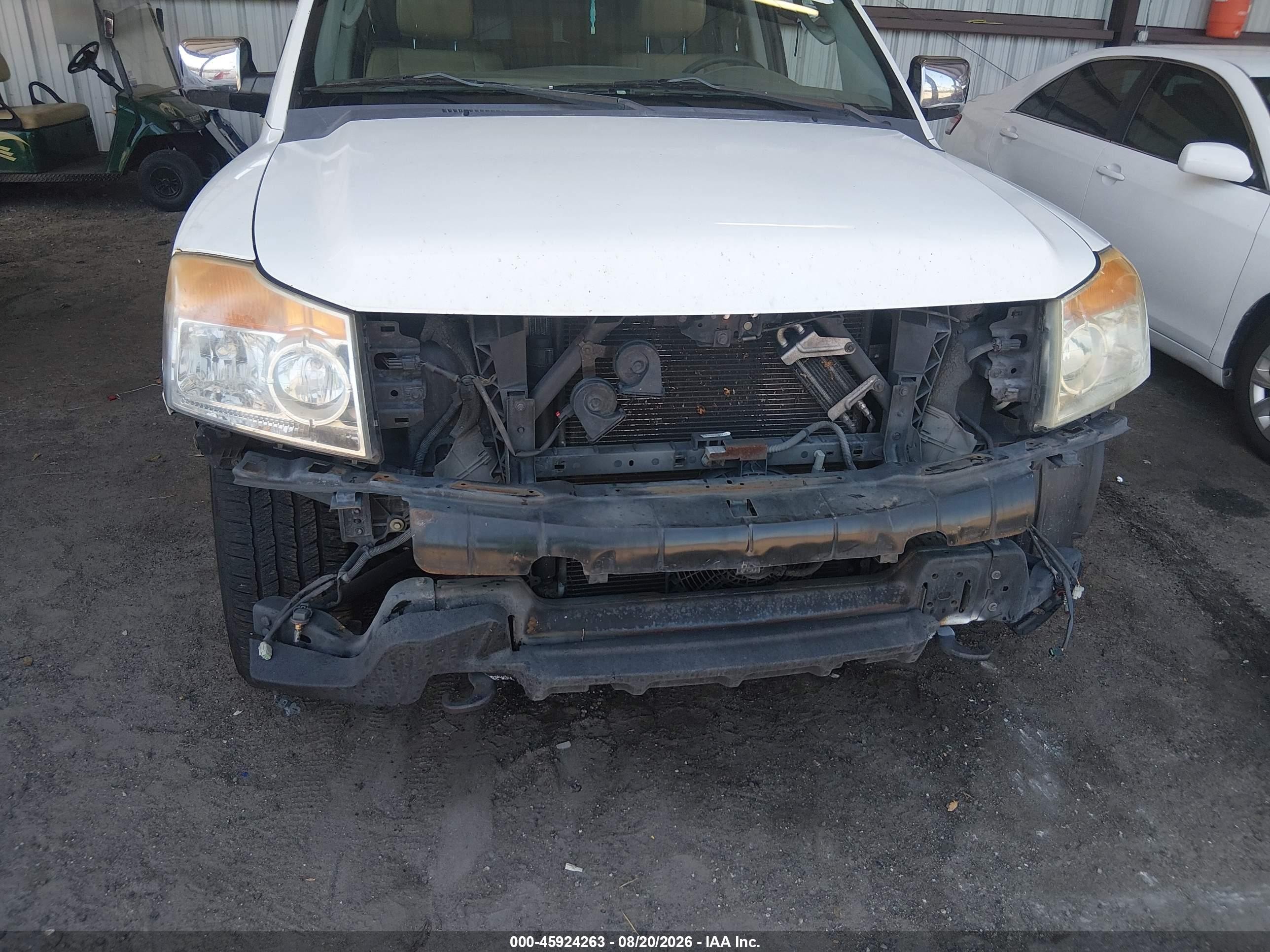 2011 Nissan Armada Platinum White vin: 5N1BA0ND3BN619615