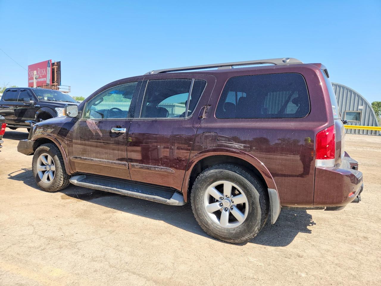 2013 Nissan Armada Sv Burgundy vin: 5N1BA0ND3DN600159