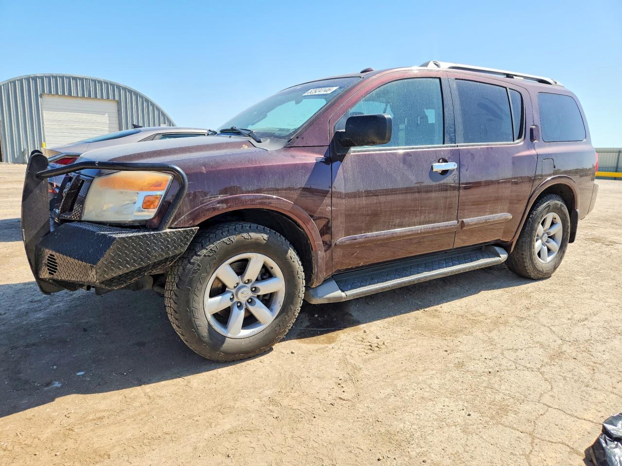 2013 Nissan Armada Sv Burgundy vin: 5N1BA0ND3DN600159