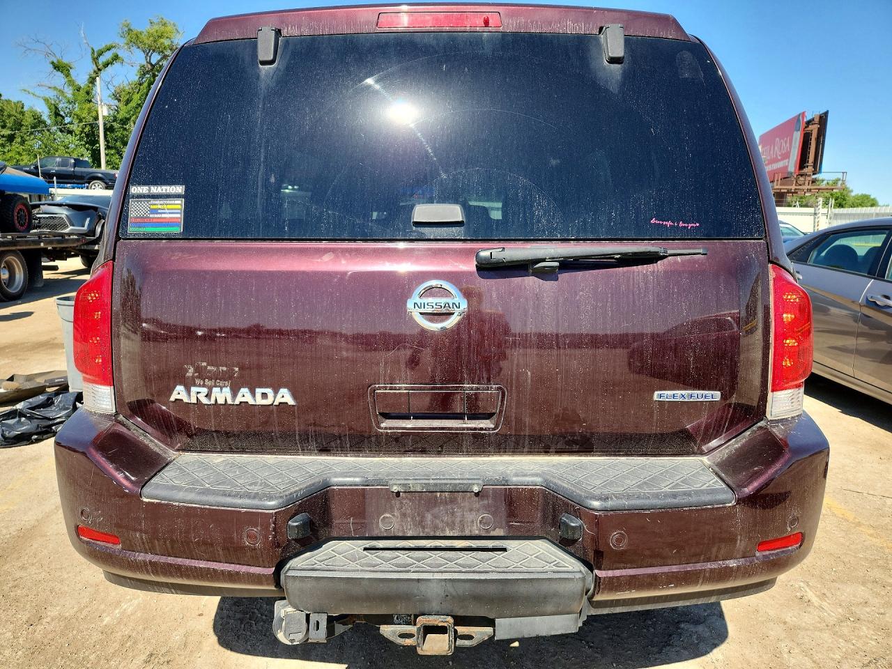 2013 Nissan Armada Sv Burgundy vin: 5N1BA0ND3DN600159