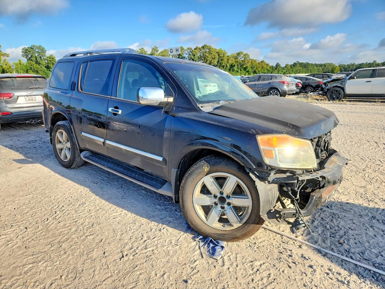 2013 Nissan Armada Sv Black vin: 5N1BA0ND3DN604647